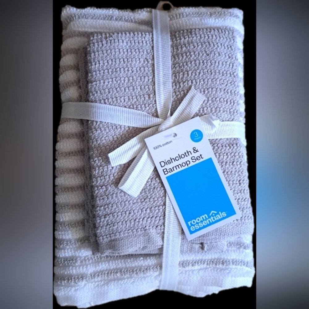 Room Essentials Dishcloth & Barmop Set New in original packaging